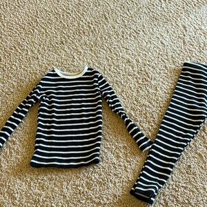Black and White Stripe Pajama